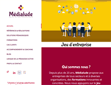 Tablet Screenshot of medialude.com